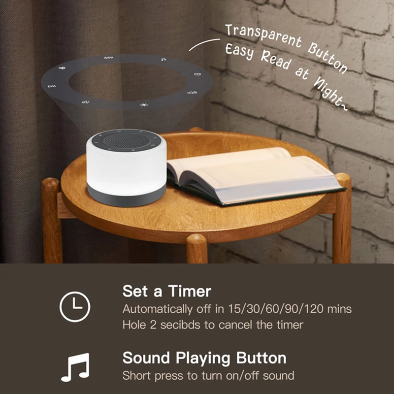 Портативный шар для семейвечерние белый шум красосветильник свет s-лампа со
