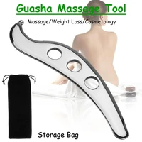 stainless steel gua sha massage tool scraper iastm therapy fascia recovery muscle tissue massage pain relief guasha relaxation