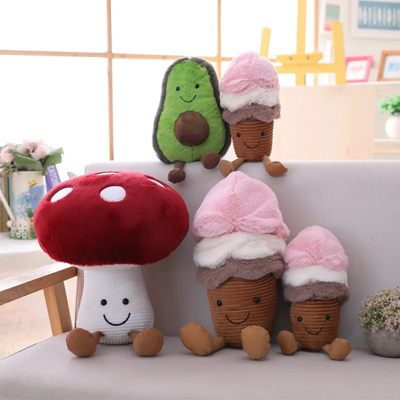 

16-45cm Cute Mushroom Plush Toys Stuffed Vegetables Mushroom Soft Plush Doll Toy Kids Child Baby Toys Kawaii Gift