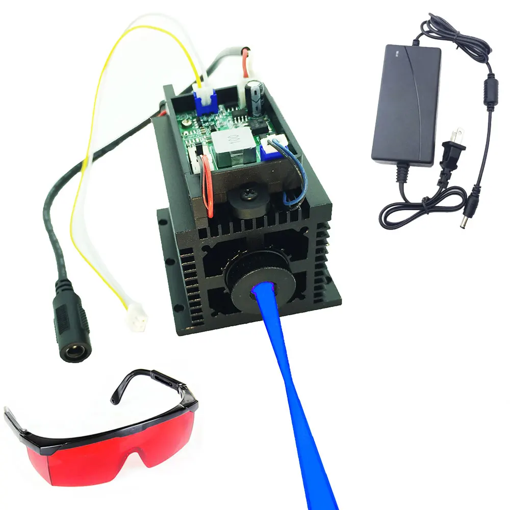 Фокусируемая лазерная гравировальная машина высокой мощности 15 Вт сделай сам