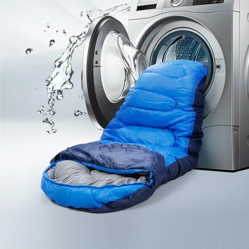 Спальный мешок для кемпинга легкий 4 сезона теплый и холодный конверт спальный