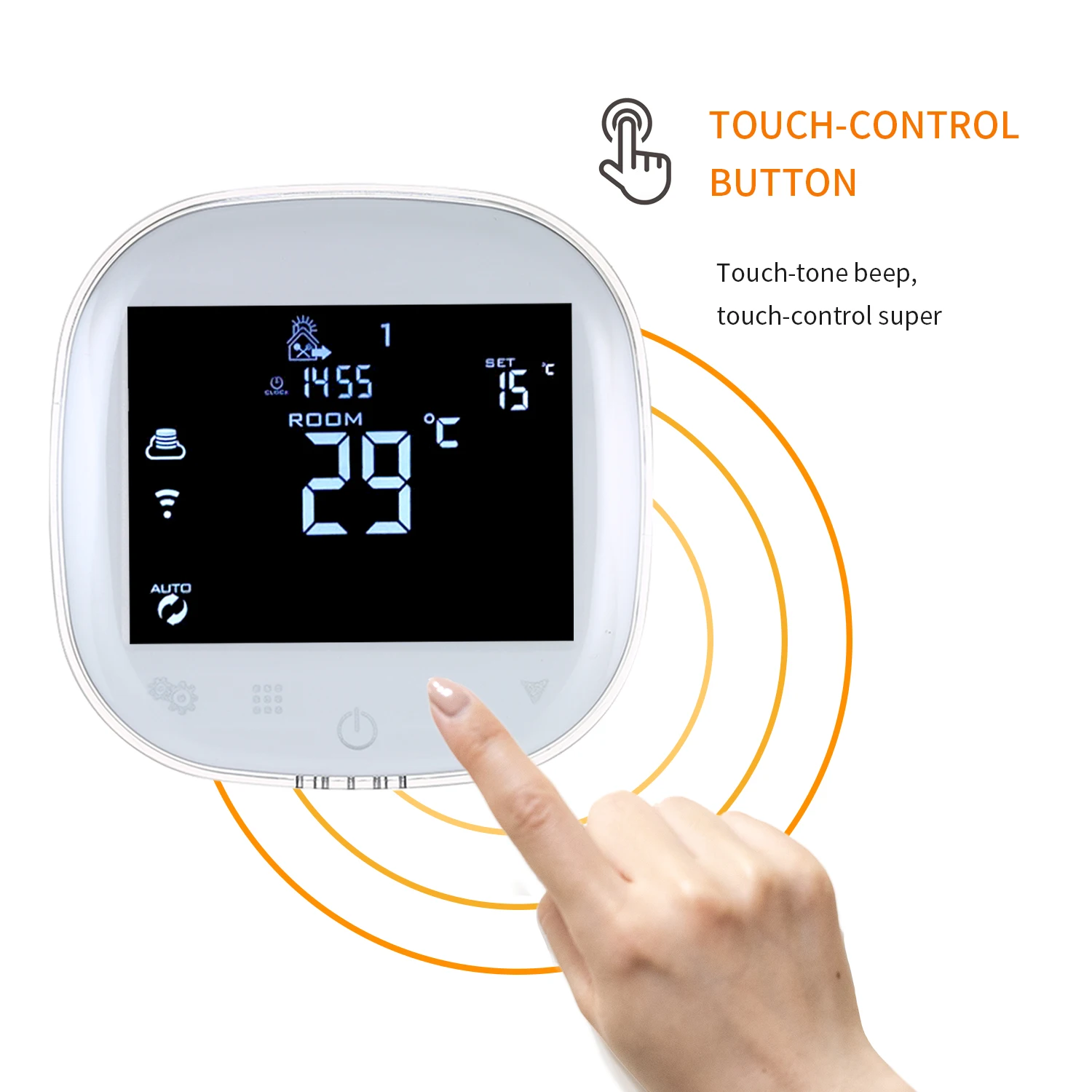 Wifi Термостат сенсорный Scereen цифровой программируемый нагревательный термостат