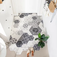 kitchen non slip carpet bathroom waterproof leather mat diy washable door mat entrance pu leather rug custom made floor mat