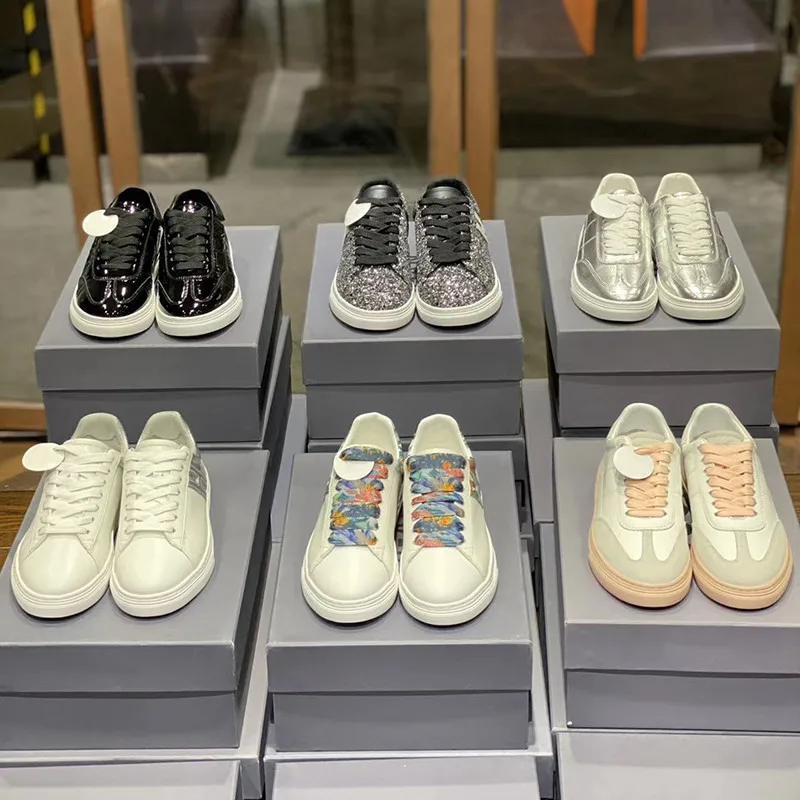 

Genuine Leather Flat Women Lace-Up Shoes Round Toe Thick-Soled Femael Little White Shoes Outdoor Fashion Mujer Trainers Shoes