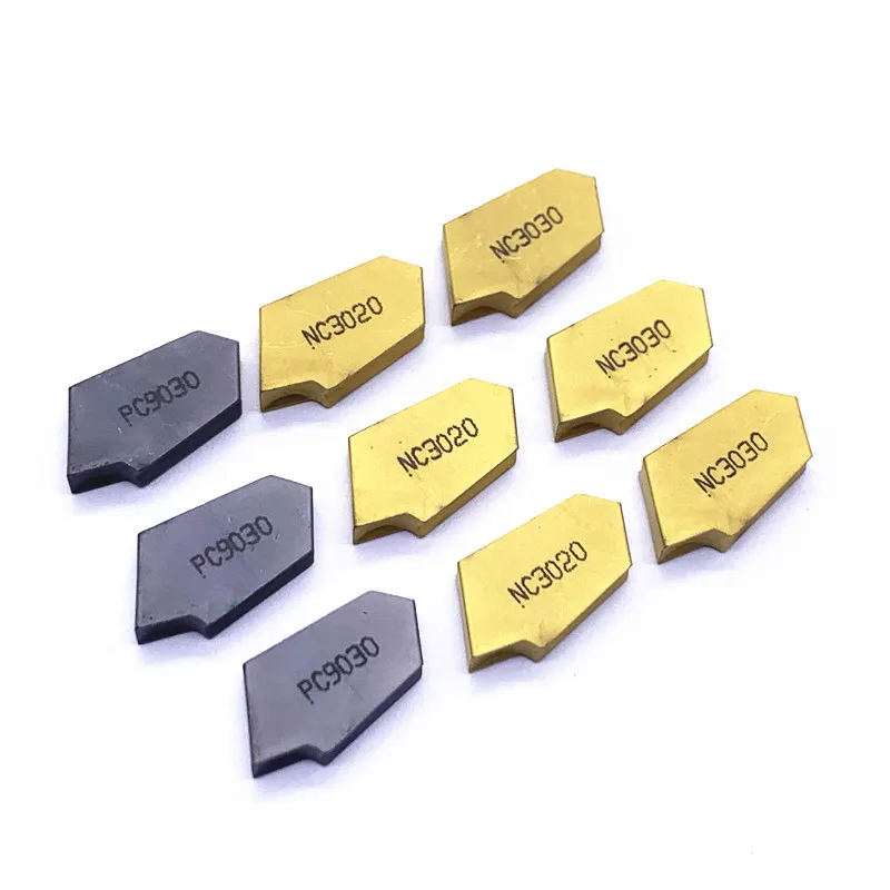 Ranurado de SP200 SP300 SP400 PC9030 NC3020 NC3030 inserciones de carburo de ranurado SP 300 herramientas de torno de torneado insertar