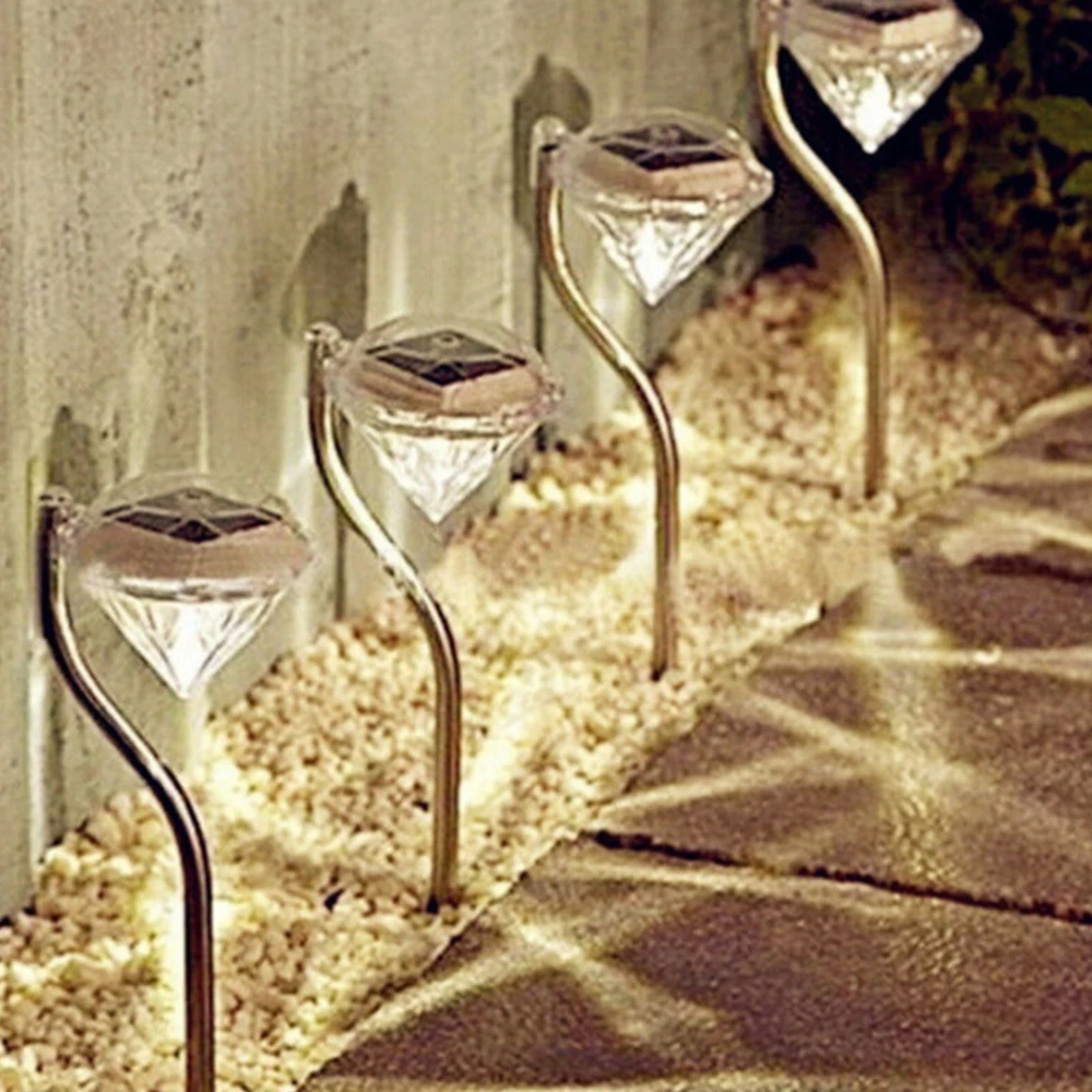 1 шт. Водонепроницаемый открытый светодиодный алмазы газон светильник s