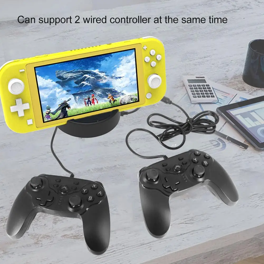 Портативная подставка для переключателя Lite база зарядки с откидной подставкой и