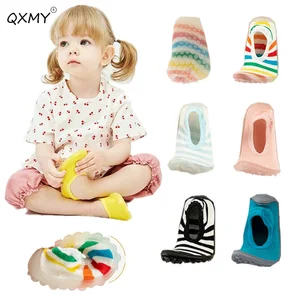 Детские нескользящие носки на резиновой подошве, на весну и лето