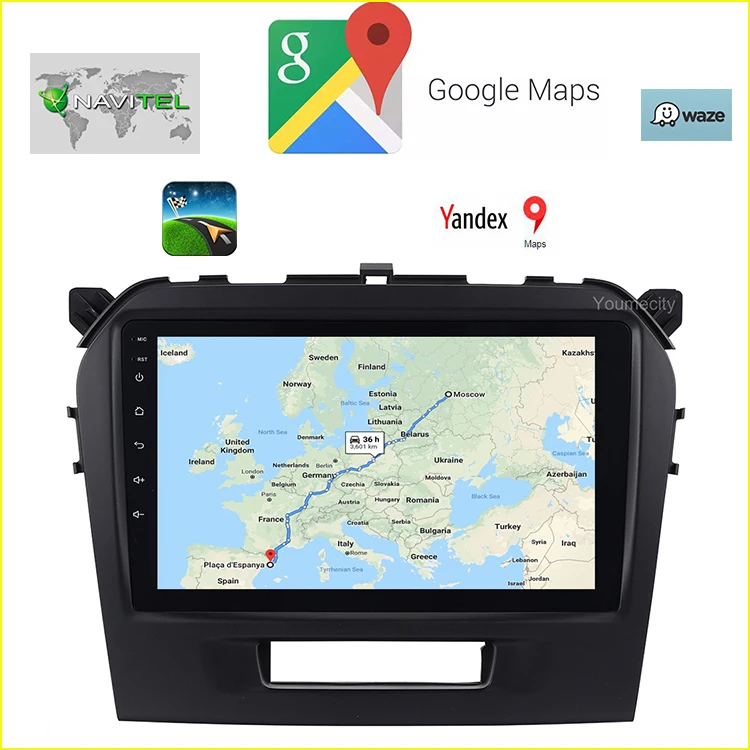 Android 9,0 автомобильный DVD для Suzuki Vitara gps Радио Видео мультимедийный плеер емкостный ips экран wifi bluetooth RDS