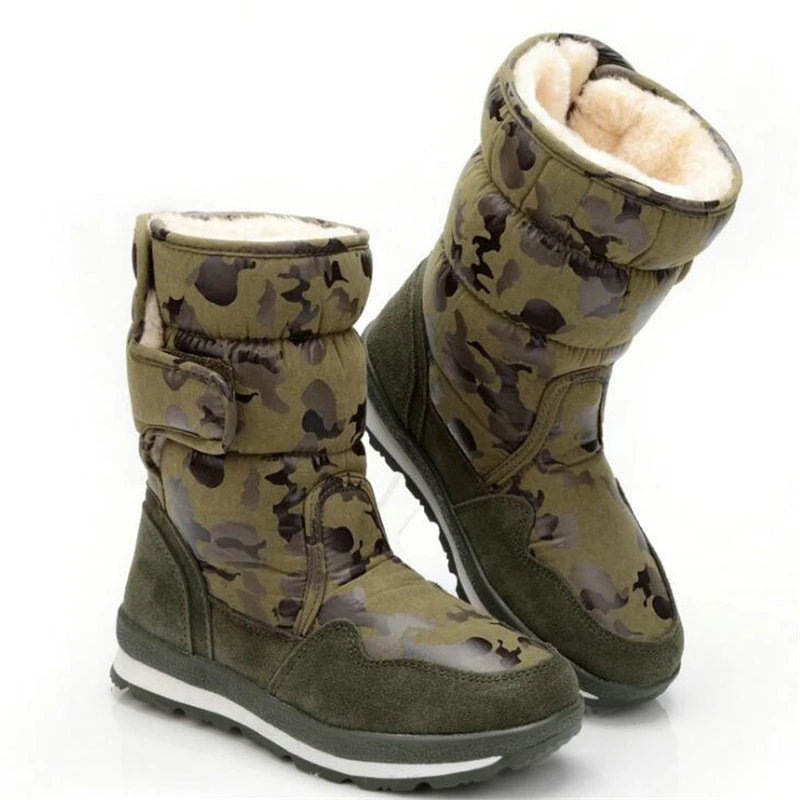 

Winter Kids Shoes Girls Boys Snow Boots Warm Outdoor Children Ankle Boots Waterproof Non-slip Kids Plush Boots Infant Warm Shoe