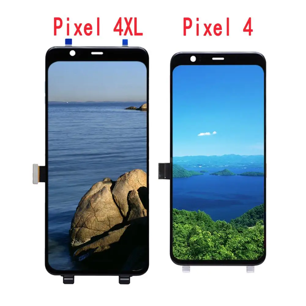 6 23 &quotAMOLED для Google Pixel 4 XL ЖК-дисплей кодирующий преобразователь сенсорного экрана