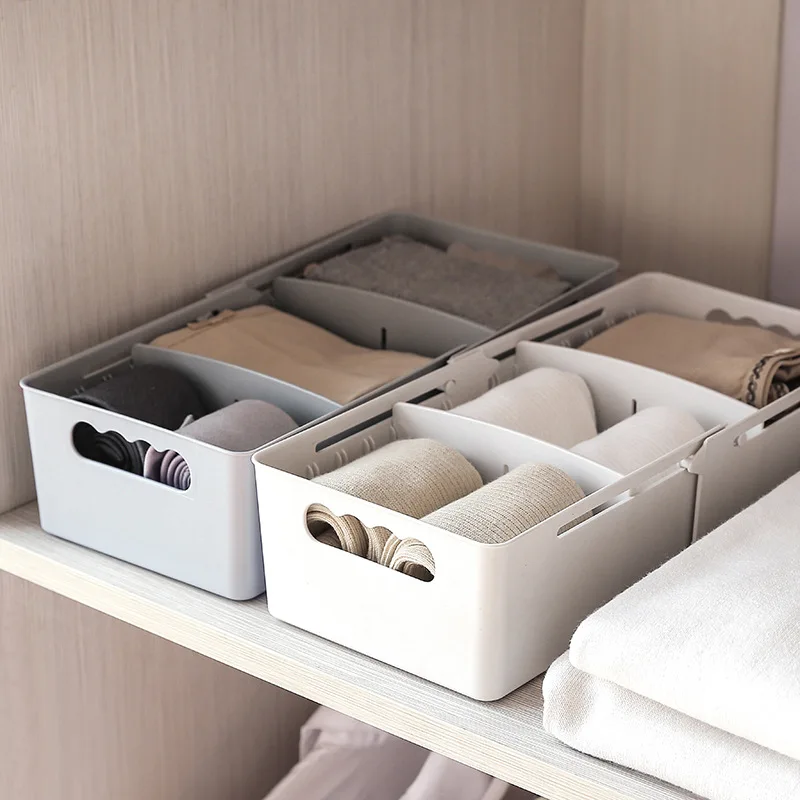 

Scalable drawer space desktop receive a box of multi-functional household wardrobe receive free partition content box storage