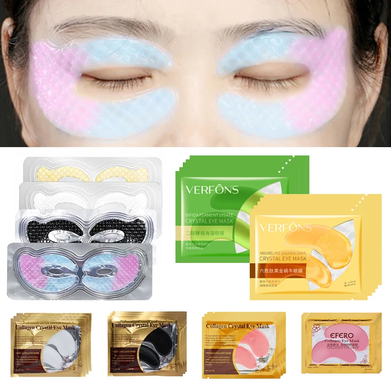 10/8/6/5pair Seaweed Eye Mask Gel Patch Under the Eyes Care Relief Puffiness Circles Dark Anti Wrinkle Lifting Collagen Eye Mask