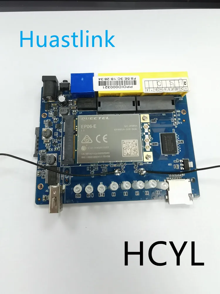 Huastlink Стандартный Wi-Fi роутер 4G модем со слотом для SIM-карты точка доступа Openwrt 128 МБ