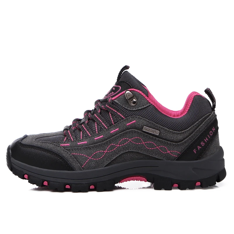 hiking shoes woman waterproof trekking men outdoor mountain sneakers leather women climbing treking zapatos de senderismo unisex | Спорт и