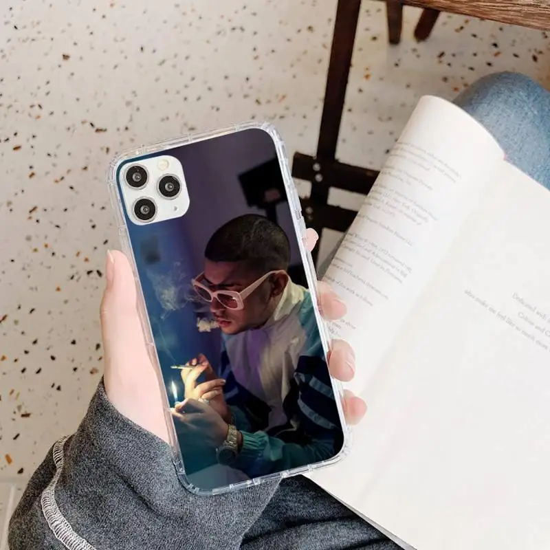 

Yo Perreo Sola Bad Bunny Maluma Phone Case Transparent soft For iphone 5 5s 5c se 6 6s 7 8 11 12 plus mini x xs xr pro max