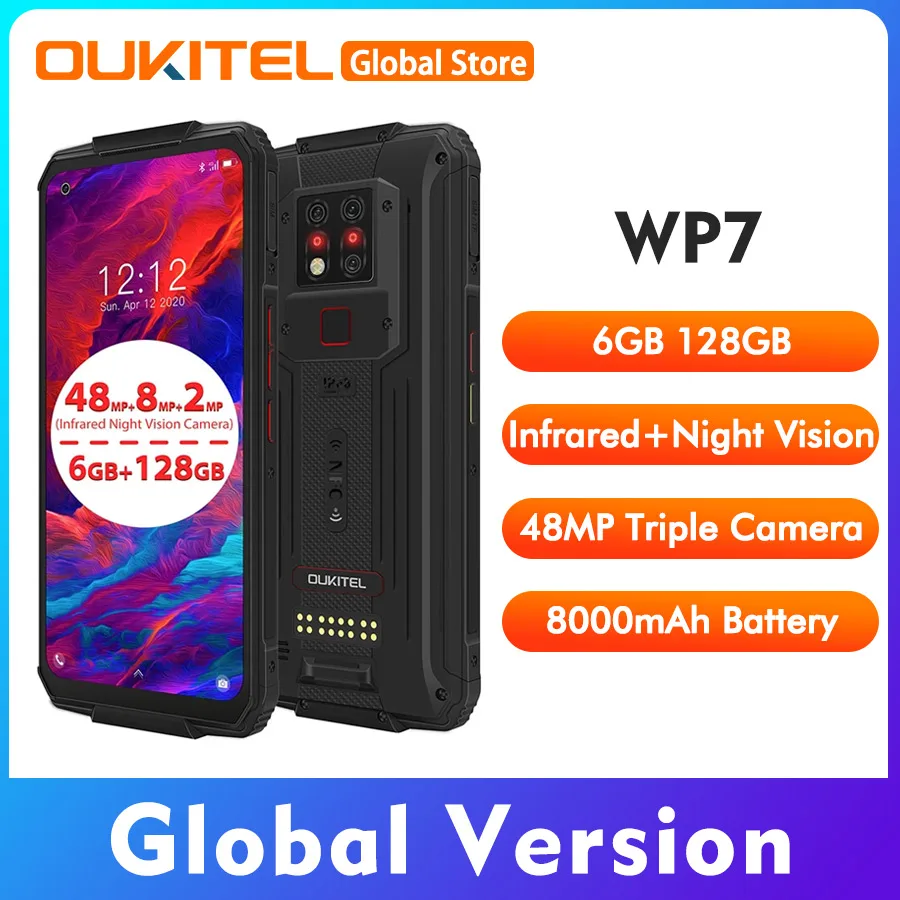 Смартфон OUKITEL WP7 на Android 6 53 восемь ядер экран 19 5 дюйма ГБ + 128 | Мобильные телефоны и