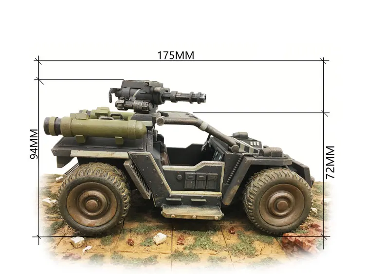 1/25 JOYTOY mecha RHINOCEROS Скаут автомобиль и UNSC девятый Легион солдат фигурка