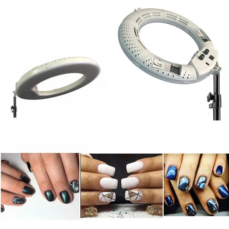 

Yidoblo FS-390II Mini Portable Ring lamp LED Warm & Cold light Make-up Beauty salon nail Ring light 192 LED Lights + bag