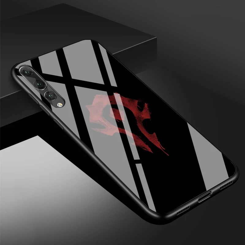 Wows логотип World Of Warcrafts закаленное стекло чехол для телефона huawei P20 P30 lite P20 P30 PRO MATE 20 lite 20 PRO Honor 10 - Цвет: B19072305-10.jpg