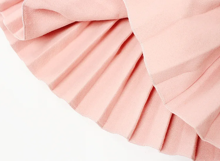 

Girls Skirts woolen Skirt Children's Clothing For Baby Kid's pleated Skirts For Girl school Outfit toddler short clothing Xmas