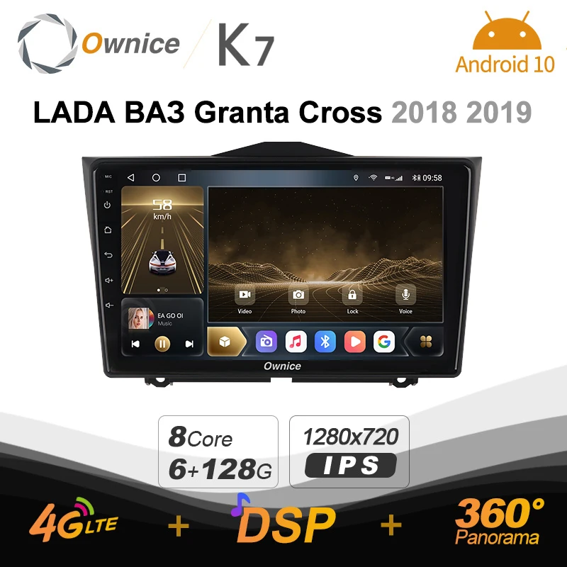 K7 Ownice 2 Din Android 10 0 Автомобильный мультимедийный радио для Toyota Hilux Yaris Vios крест 2018 2019