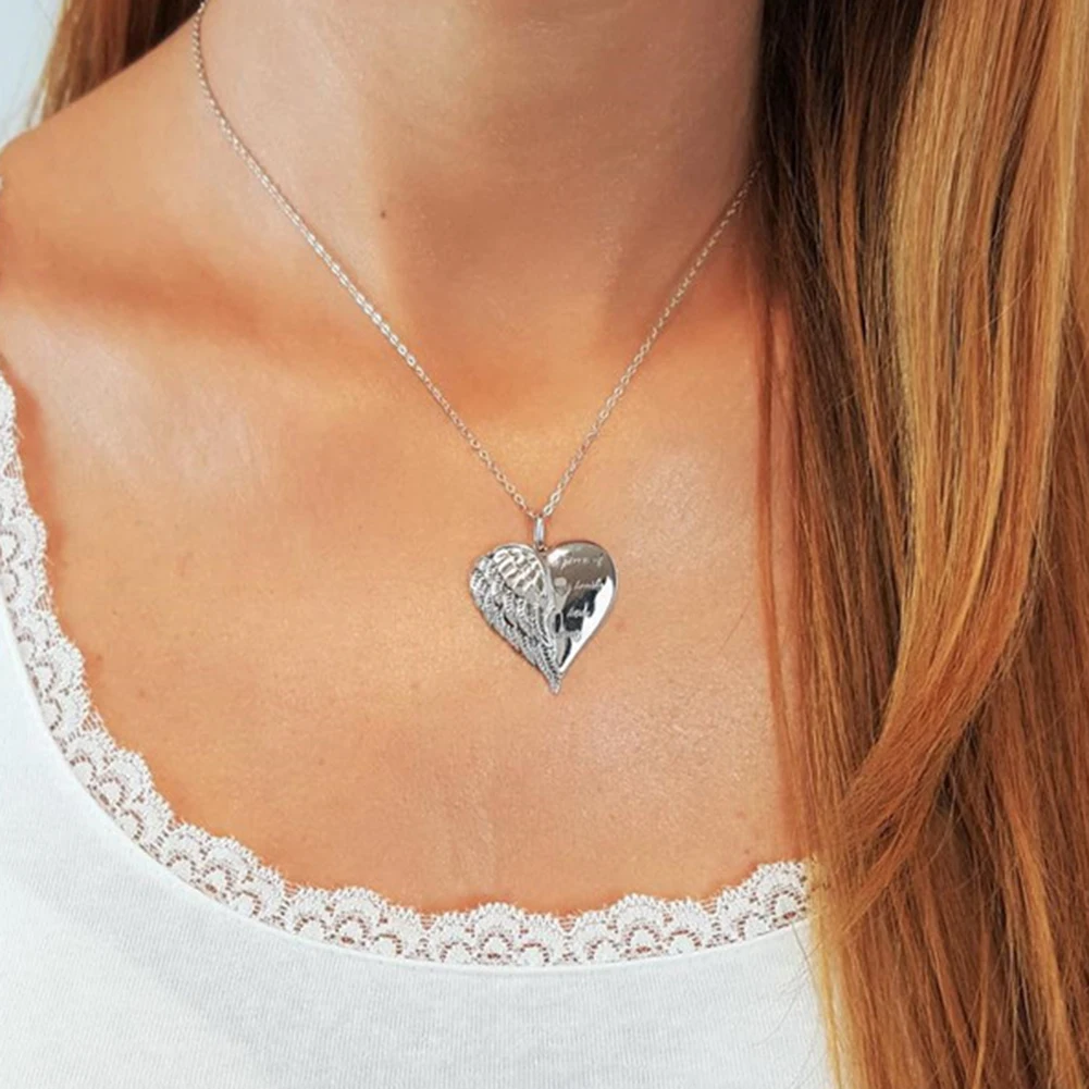 Женское Ожерелье Модный Ангел кусок моего сердца с подвеской в виде букв