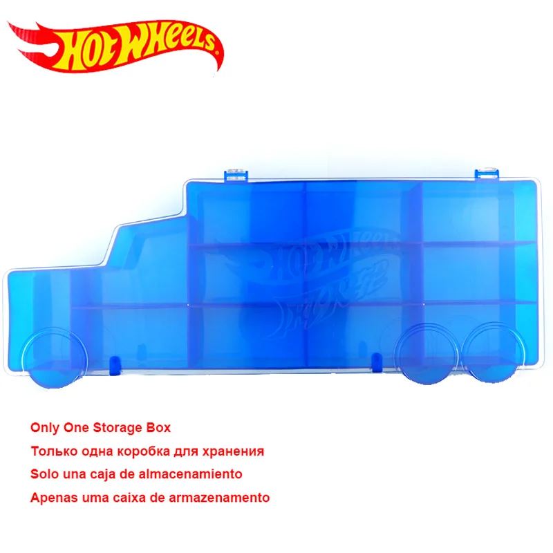 Storage Box C Hot Wheels модель автомобиля портативный пластиковый ящик для хранения игрушек Hotwheels автомобили подвижная парковка двухсторонние складные модели вмещает 16 автомобилей - Цвет: Storage Box C
