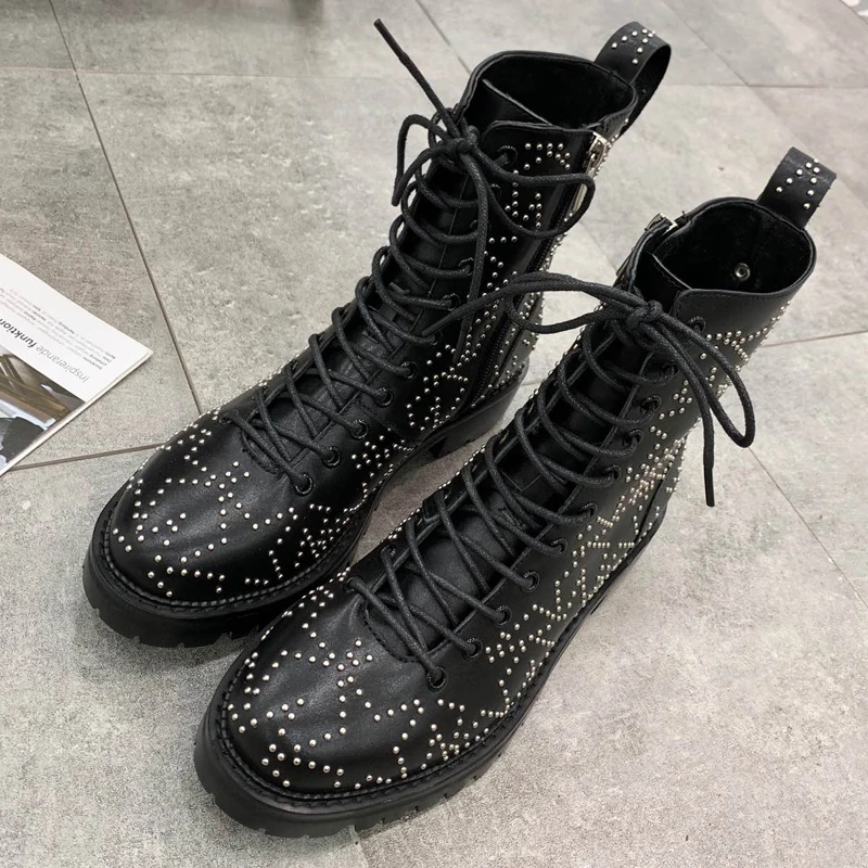 Новинка осени 2019 женские ботинки мартинсы модные брендовые ботильоны на