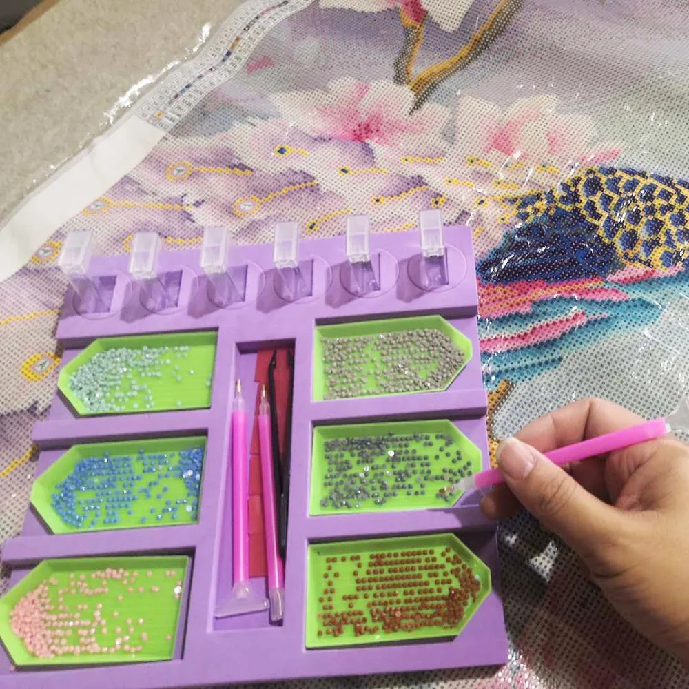 Набор для алмазной живописи сделай сам 6 точек стеллаж ручной вышивки крестиком