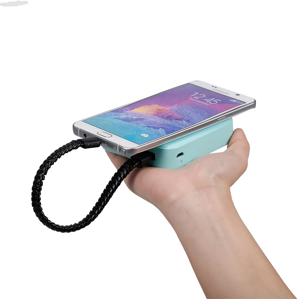 Креативный плетёный портативный зарядный кабель для передачи данных Android