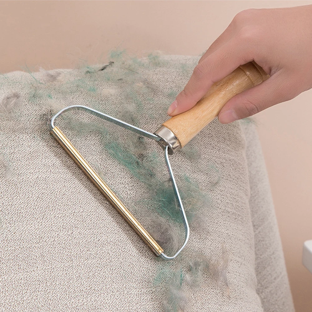 

2PCS Portable Manual Lint Remover Roller Pet Hair Remover Brush Fuzz Fabric Sofa Clothes Cleaning Shaver Tool Carpet Woolen Coat