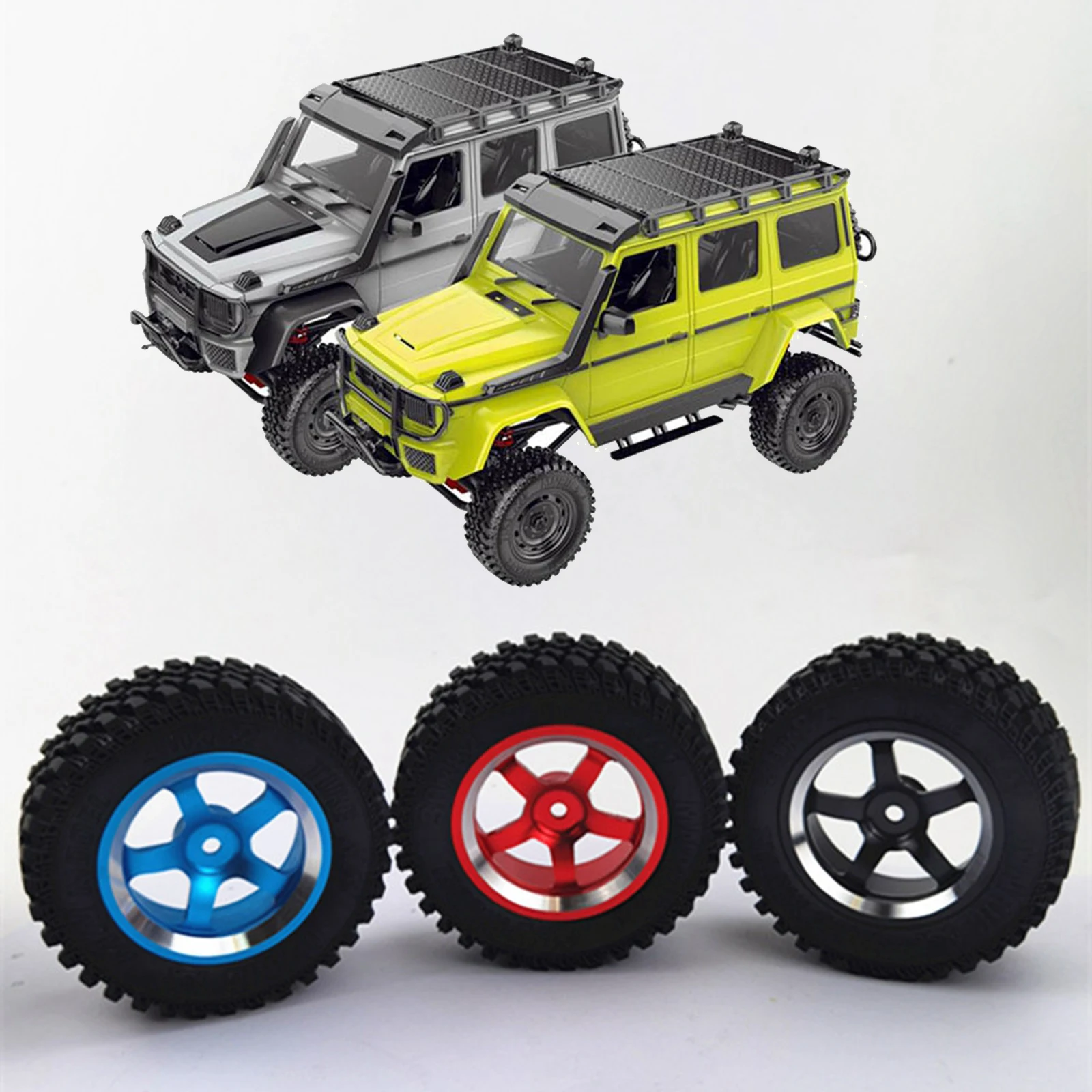 

RC Wheels and Tires Tyre Set for MN86 MN86K MN86KS 1/12 RC Crawler Car Truck