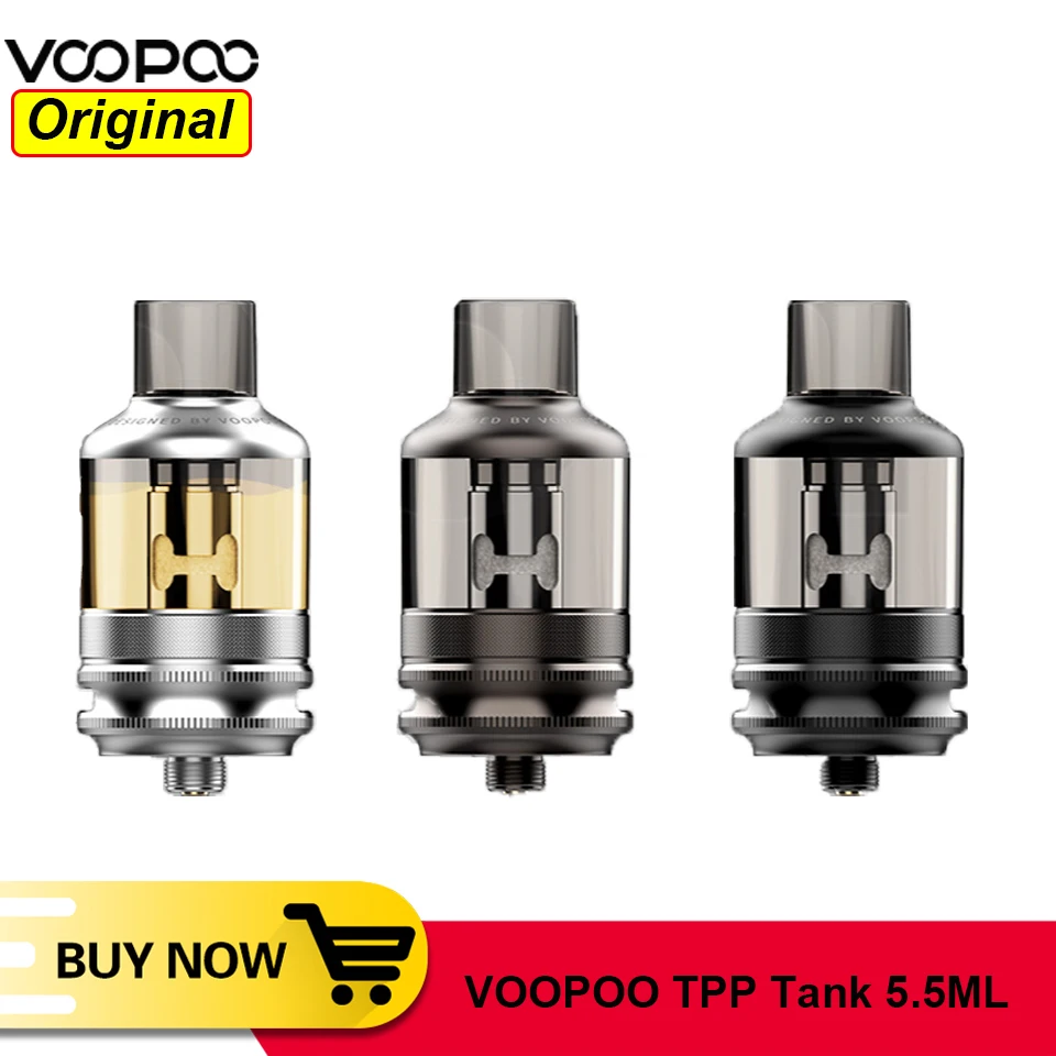 Оригинальный пустой картридж VOOPOO TPP Pod 5 мл с DM1 DM2 Coil 510 Thread для Drag 3 X Plus Kit Vape