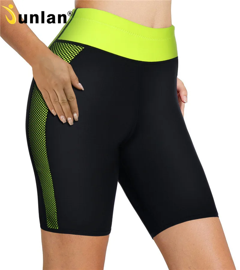 Junlan Neoprene Women Shorts Slimming Tummy Control Pants High Waist Trainer Bottom Shapewear Thigh Reducing Sweaty Shapers | Женская