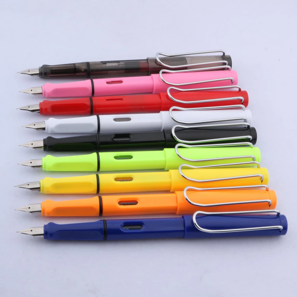 Ручка перьевая классическая с клипсой зеленая/серебристая 407 | Канцтовары для