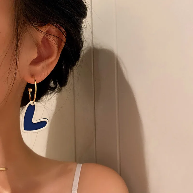 

Серьги женские, контрастных цветов, голубые, для девочек