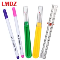 lmdz sewing kit thread remover fabric chalk seam ripper sliding gauge fabric marking pens for embroidery patchwork quilting