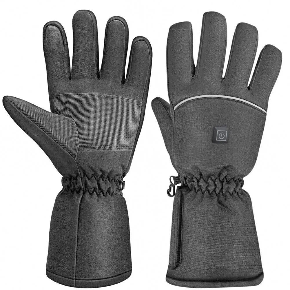 

Motorcycle Electric Heated Gloves 3 Level Temperature Control Riding Gloves Winter Outdoor Waterproof Warm Glove