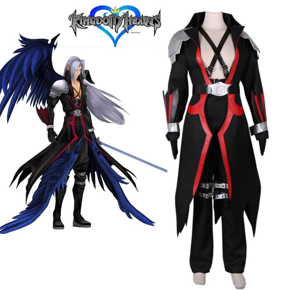 Костюм для косплея Kingdom Hearts 2 Sephiroth Shin'Ra полный комплект индивидуальный заказ