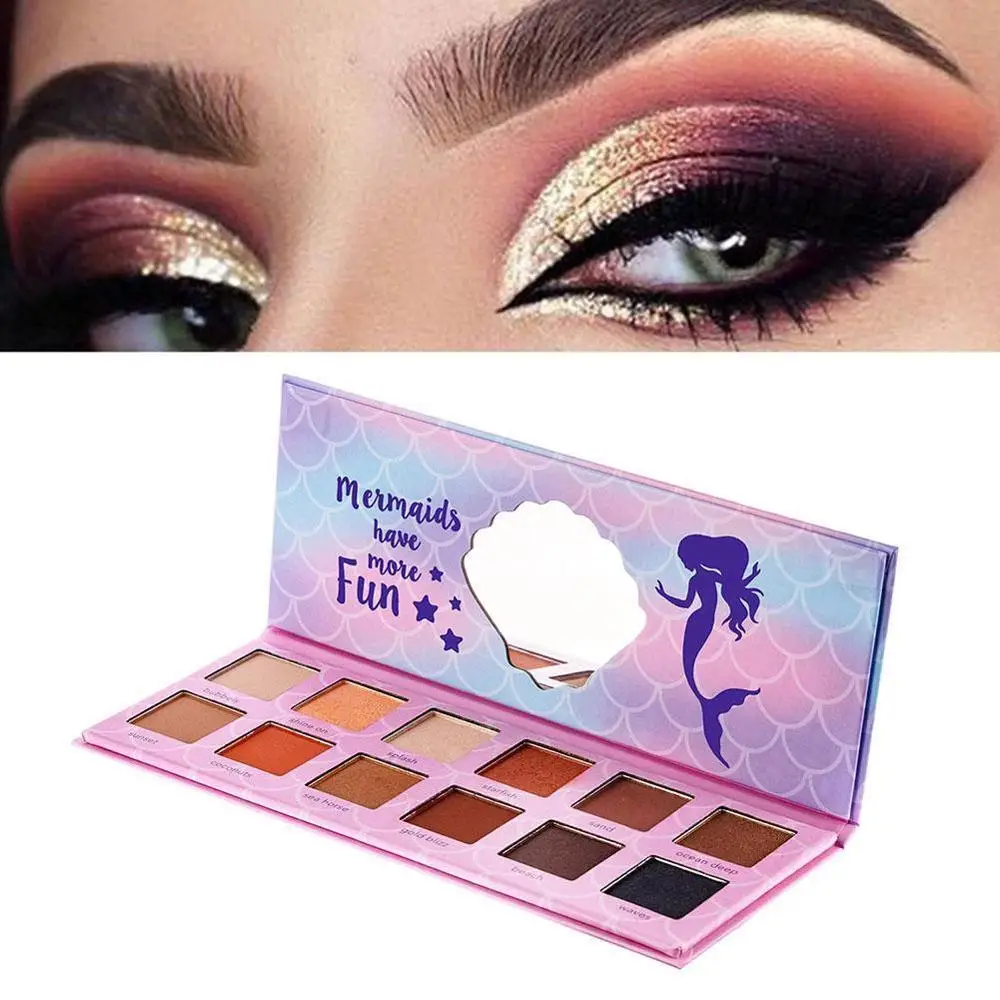 18 цветов обнаженные блестящие тени для век матовая Мерцающая палитра стойкая