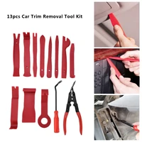 13 pcs universal car radio door panel trim dashboard clips pliers fastener removal tools kit auto accessories hand tool