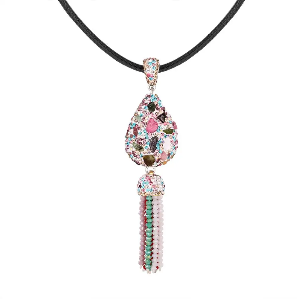 Подвеска YMSHIPIN ожерелья для женщин ювелирные изделия ручной работы в форме капли