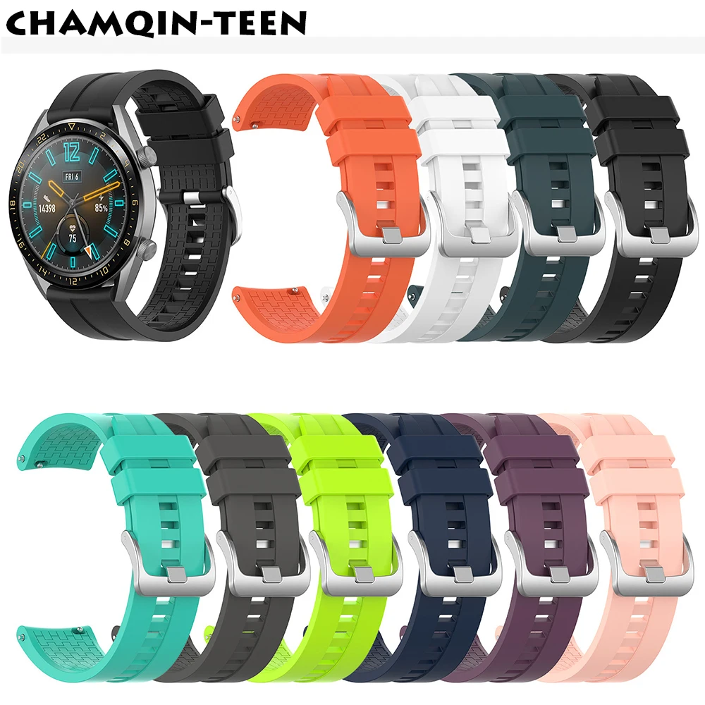 

Sport Silicone Strap 22mm Watchband Strap on Xiaomi Haylou Solar Correa For Xiaomi Haylou Solar LS05 Smart Wristband Bracelet