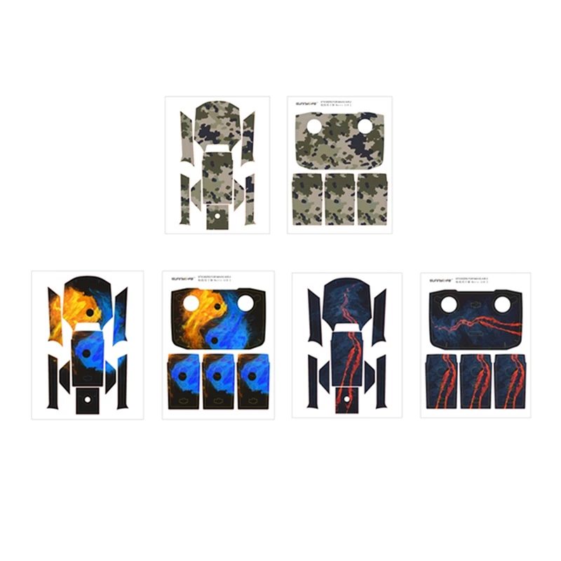 

Наклейки из ПВХ Sunnylife, полный набор, водонепроницаемые наклейки с защитой от царапин, фотонаклейки для Dji Mavic Air 2