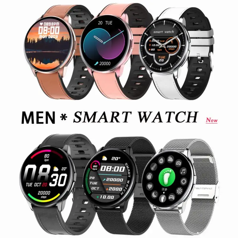 

New Y90 Smart Watch Multifunctional Smart Watch Zinc Alloy 1.32 inch Heart Rate Health Monitoring Sports Watch Men Women Watch