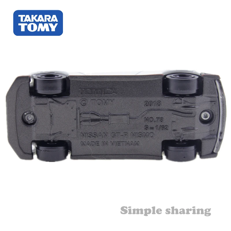 TAKARA TOMY TOMICA Nissan GTR Nismo 2020 модель комплект 1/62 весы No.78 Diecast металлические миниатюрные