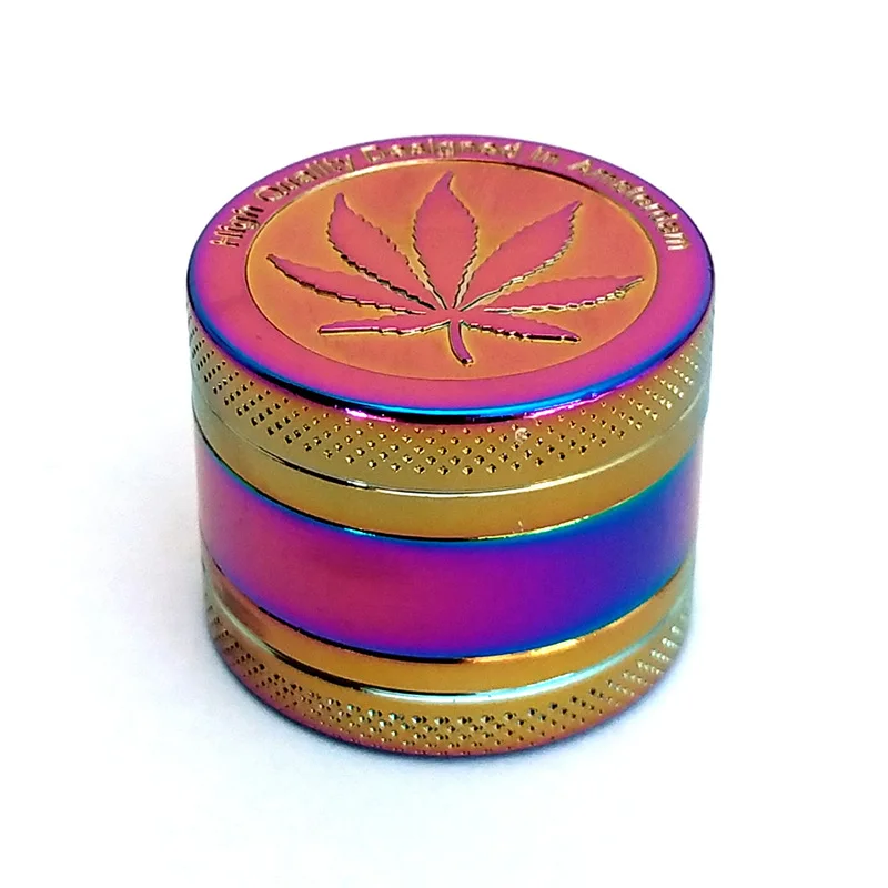 

SWSMOK 30MM 3-layer Zinc Alloy Herbal Herb Tobacco Grinder Spice Weed Grinders Smoking Pipe Accessories Gold Smoke Cutter