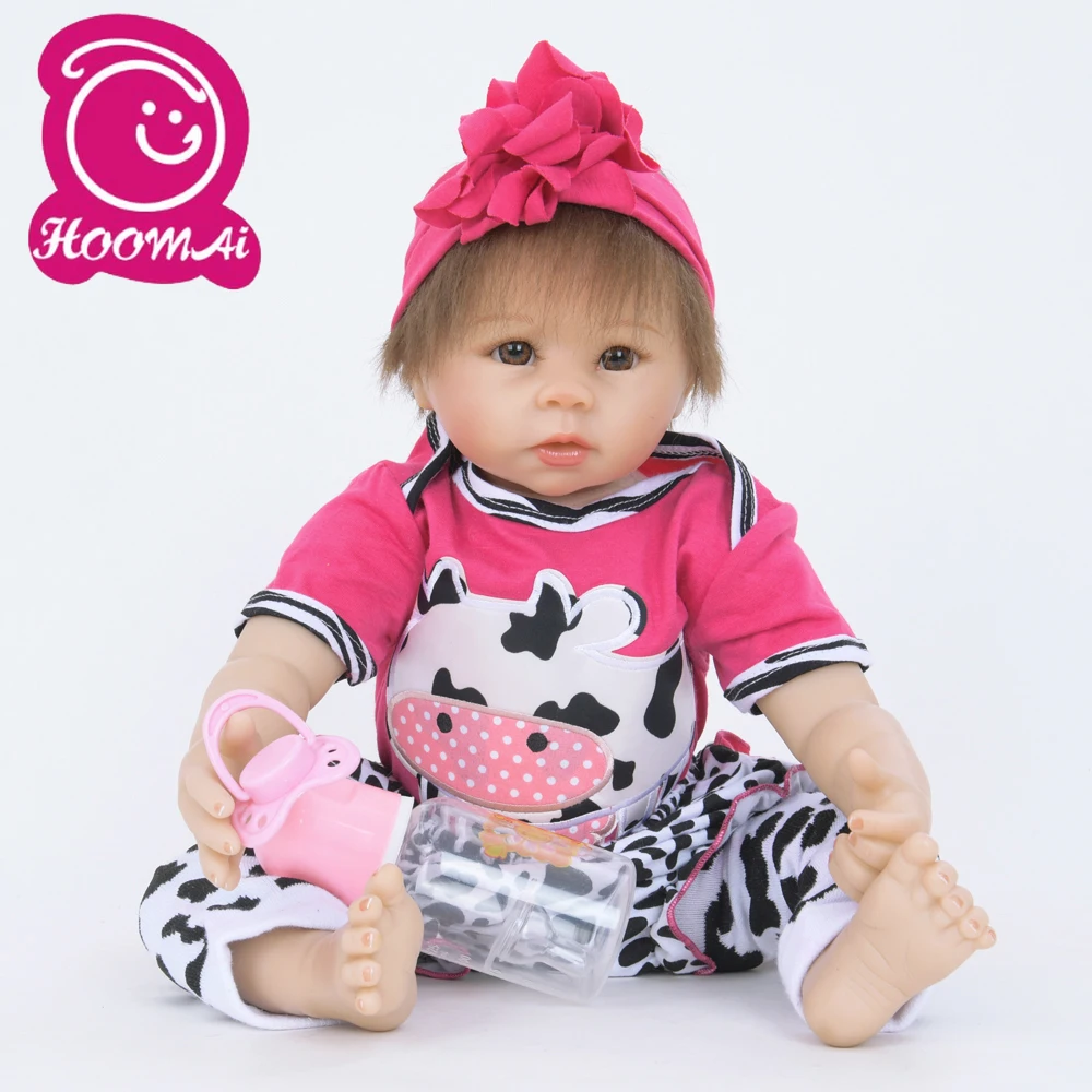 Эксклюзивная Кукла Новорожденный 18 дюймов модная мягкая силиконовая хлопковая