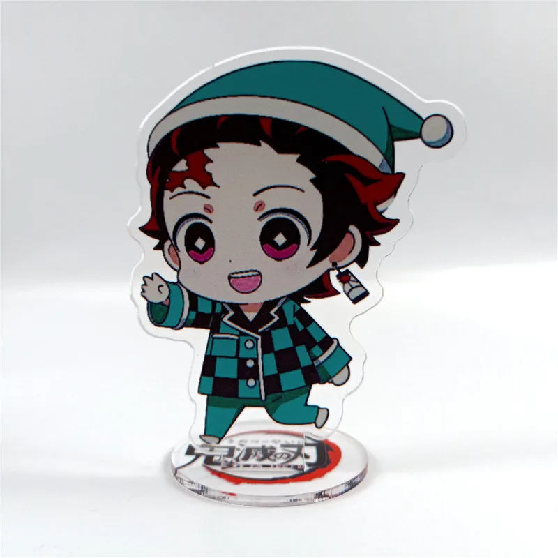 

2021 Anime Figures Demon Slayer: Kimetsu no Yaiba Crystal Stand Toys Kamado Tanjirou Kamado Nezuko Agatsuma Zenitsu Dolls